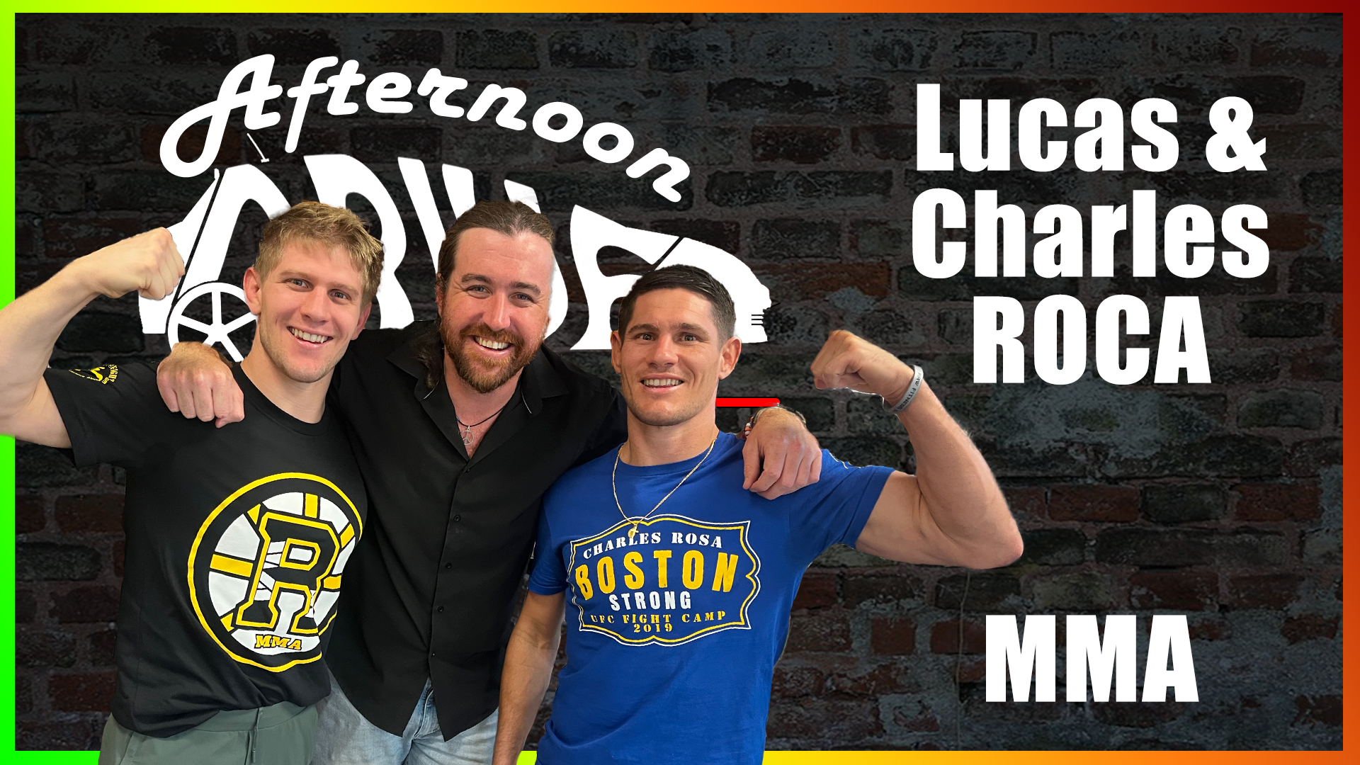 Thumbnail image for Afternoon Drive with Drew Moholland on May 9th, 2023 Charles & Lucas Rosa, MMA
