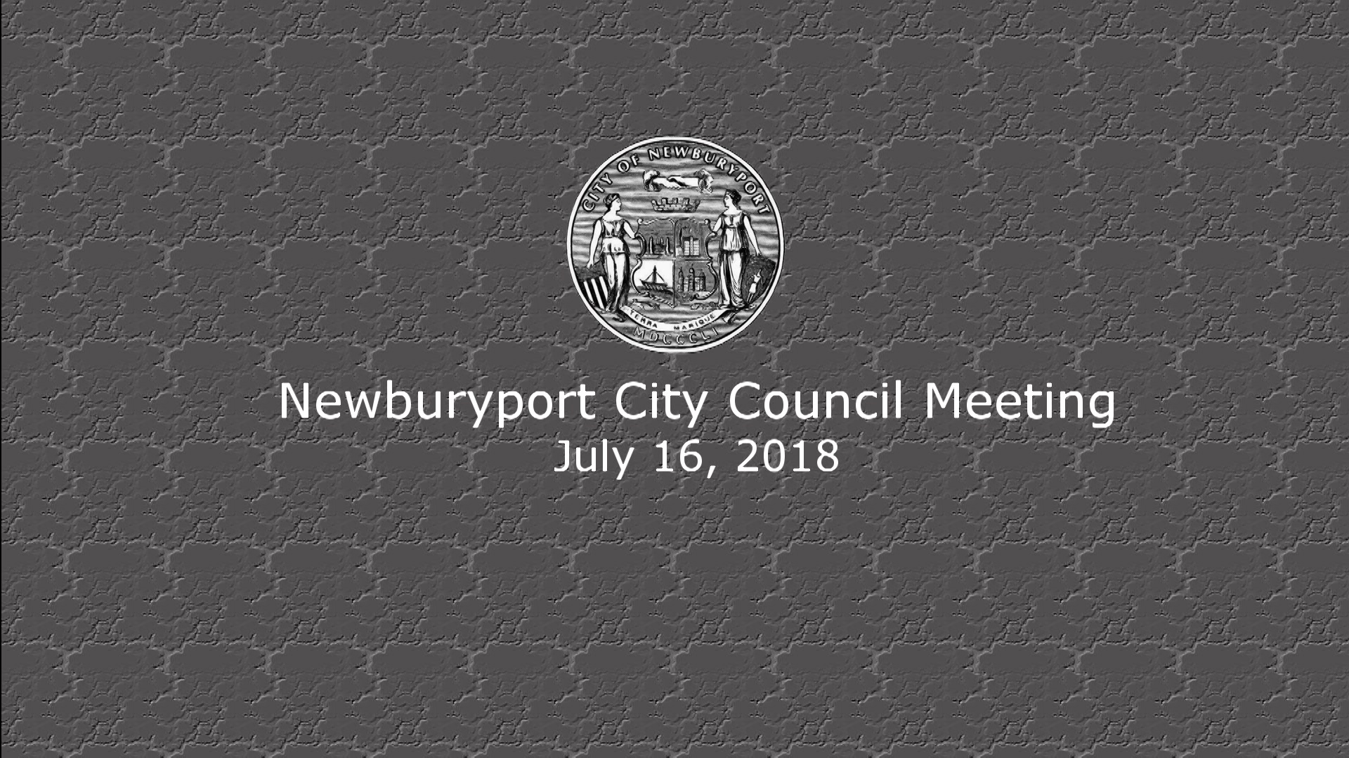 Thumbnail image for Newburyport City Council Meeting 2018-07-16