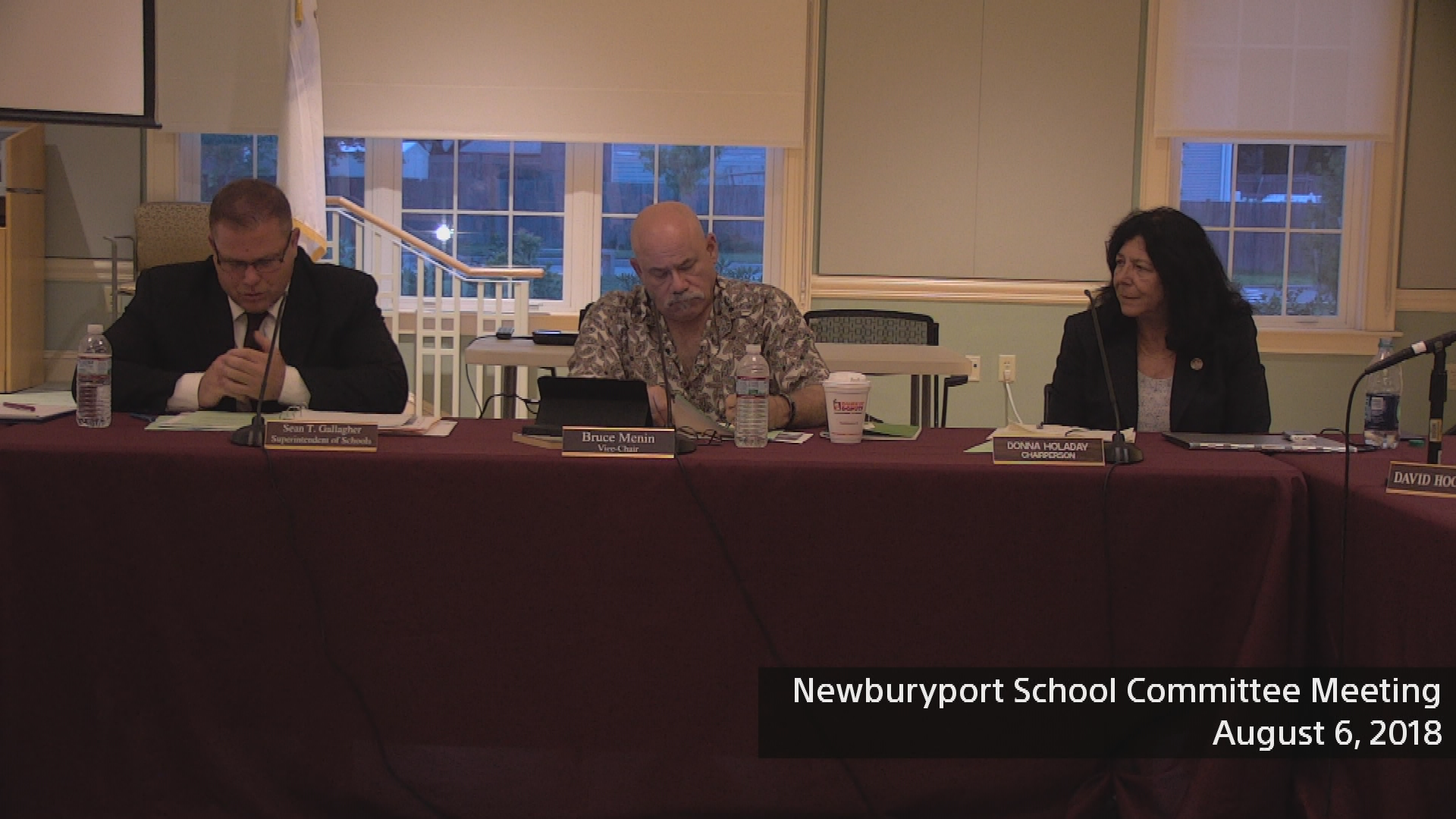 Thumbnail image for Newburyport School Committee Meeting 8/6/2018