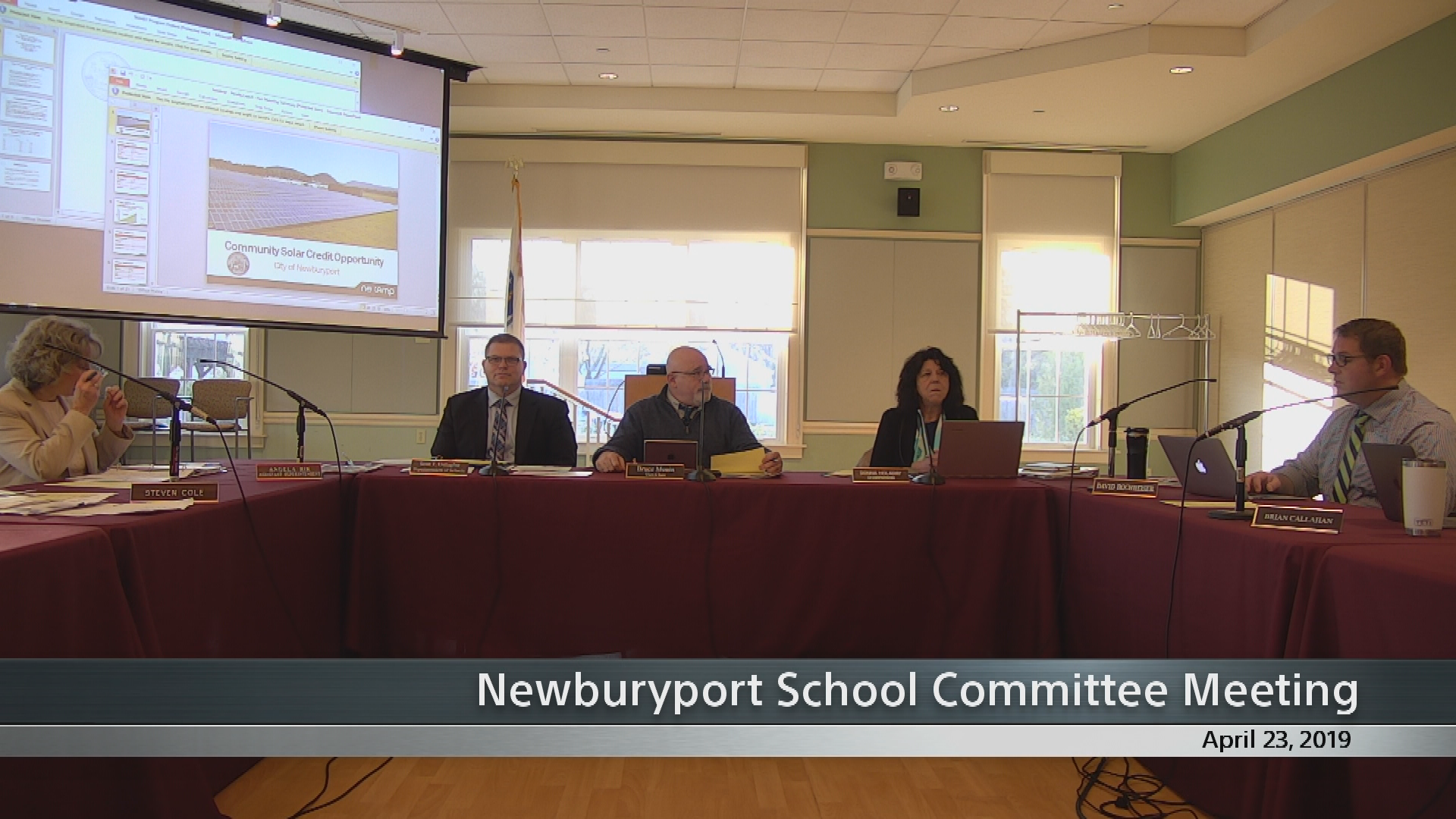 Thumbnail image for Newburyport School Committee Meeting 2019-04-23