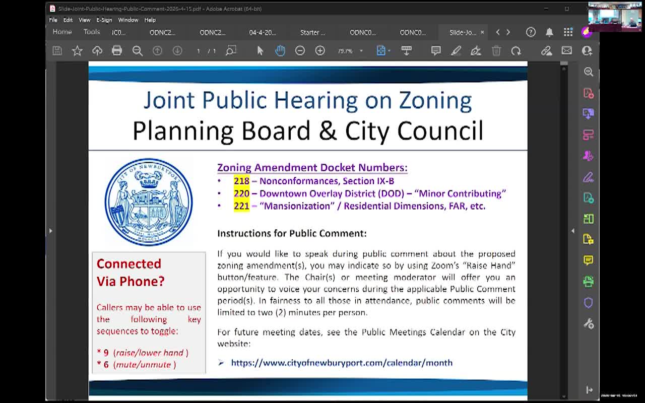 Thumbnail image for Newburyport Planning Board 2026-04-15
