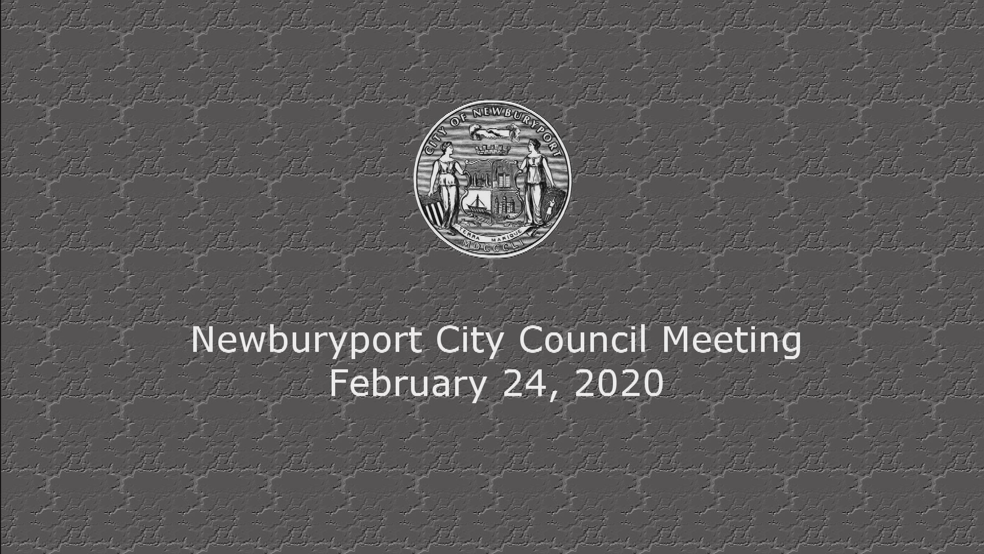 Thumbnail image for Newburyport City Council Meeting 2020-02-24
