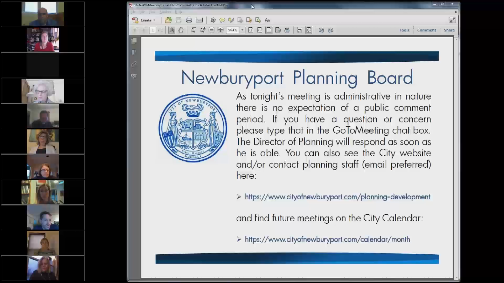 Thumbnail image for Newburyport Planning Board 2020-04-01
