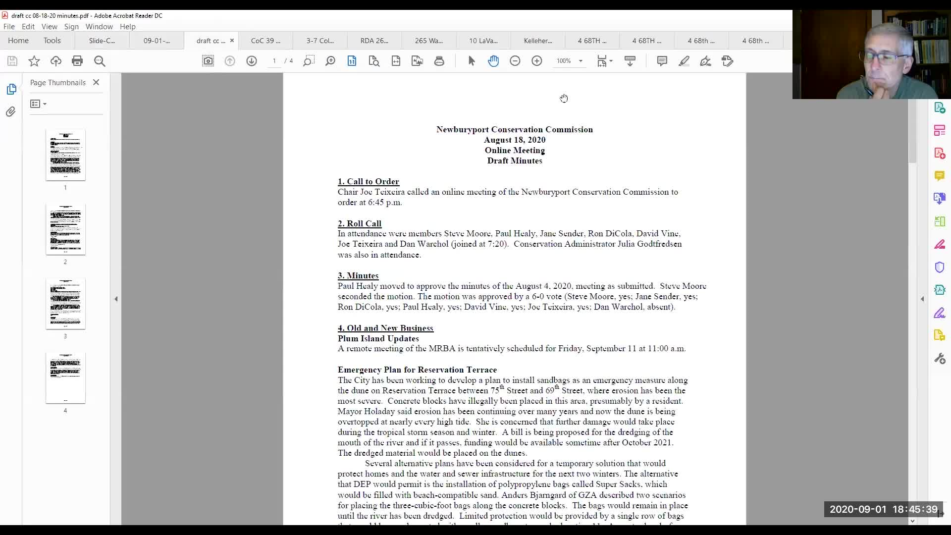 Thumbnail image for Newburyport Conservation Commission 2020-09-01