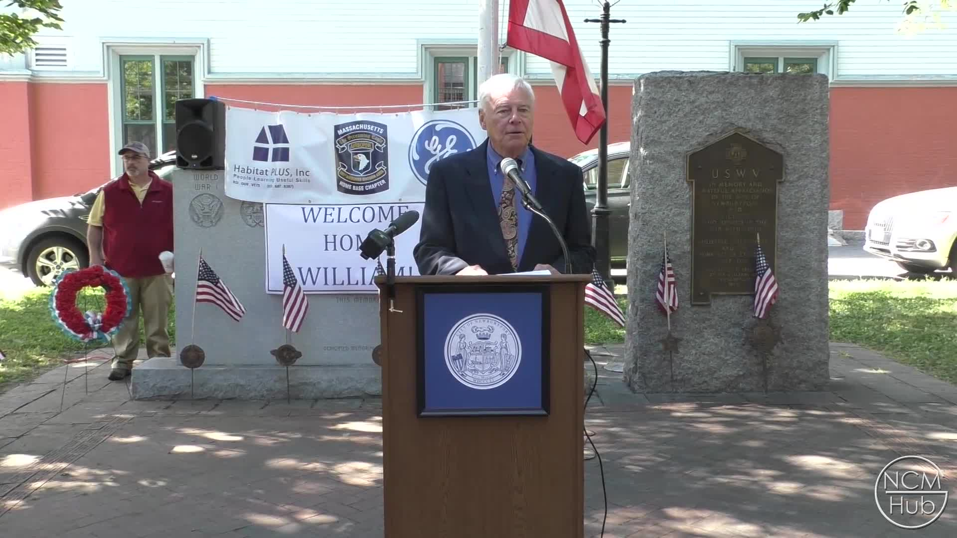 Thumbnail image for William Shuttleworth Welcome Home Event at Veterans Park in Brown Square