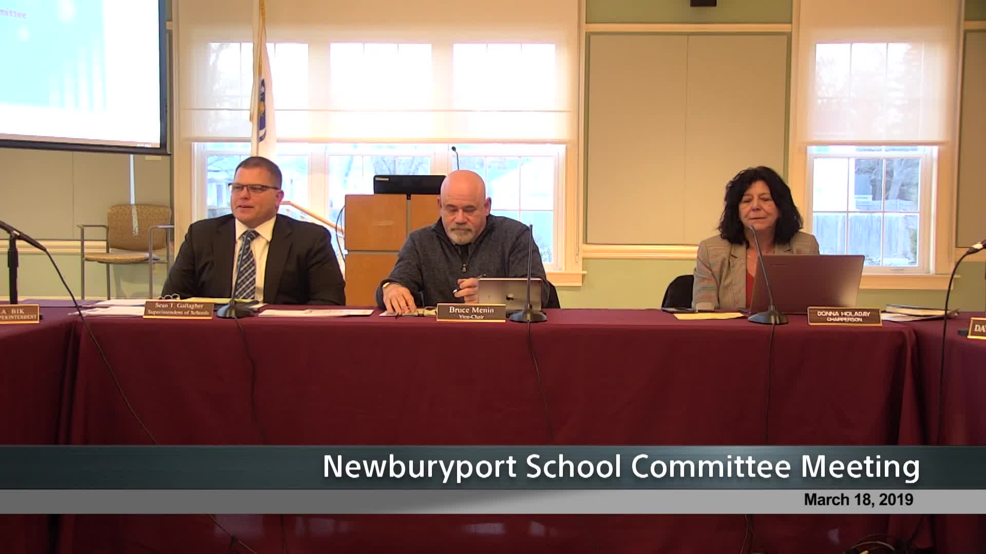 Thumbnail image for Newburyport School Committee Meeting 2019-03-18