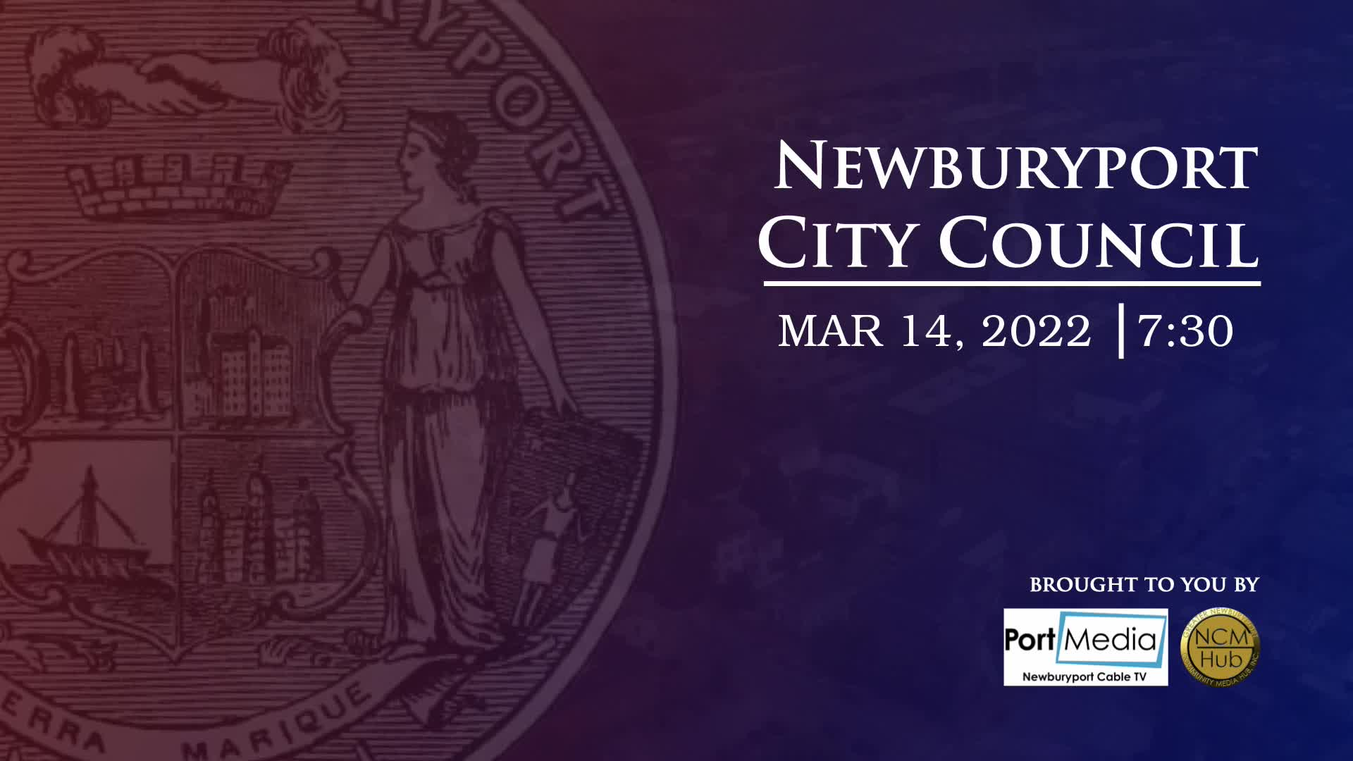 Thumbnail image for Newburyport City Council Meeting March 14, 2022